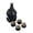Black, variant on Elegant Japanese Sake Set Ceramic Warmer Pots Carafe Bottle And 4 Small Cups Stove For Warming Liquor Beverage