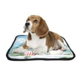 thumbnail image 2 of PKQWTM Cute snowman snowy winter landscape christmas Pet Dog Cat Bed Pee Pads Mat Cushion Potty Dogs Blankets Crate Bed Kennel 14x18 inch, 2 of 3