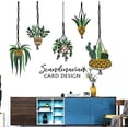 thumbnail image 1 of Calcomanías para ventanas de Taian: 5 impresionantes accesorios estáticos decorativos ilustrados para plantas colgantes: ayuda a disuadir a los pájaros de chocar contra tu ventana. ZefeiWu 8390606863447, 1 of 1