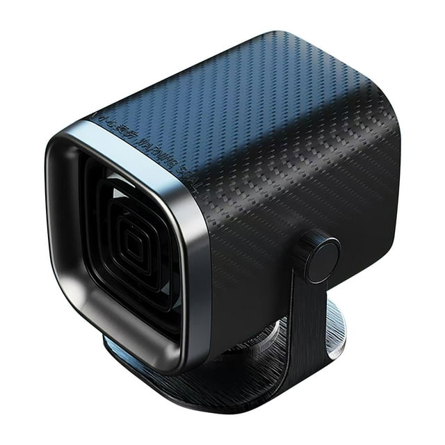 Black Car Heater With Cold And Warm Air Defrosting And Defogging Function 12V Desktop Heating For Vehicle Use Winter Comfort Accessory For Cars And Trucks Weight 0.71 Lb 1Pc