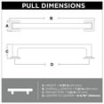 thumbnail image 6 of Franklin Brass P41772k-B Parow 6-5/16" Center To Center Handle Cabinet Pull - Nickel, 6 of 7