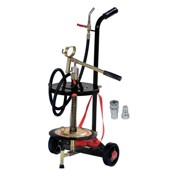 Wolflube Wheeled manual grease pump for 35 lbs/ 5 gallon pail
