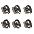 thumbnail image 6 of (Pack of 6) Gray Metal two holes Cord Locks Clamp Slider for , Elastic Cord, Accessory Cordage, Drawstrings, Sewing, 6 of 7