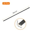 thumbnail image 2 of 20pcs 10 Inch Plastic Welding Rods PP Welding Strips Welder Rods for Car Bumper, Kayak Repair, Plastic Welder, Black, 2 of 5