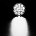 thumbnail image 2 of SPRING Noen Round LED Tail Light Car Light 16 LEDs ABS Material Bright + Flash White, 2 of 9