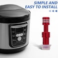 thumbnail image 3 of QUMIIRITY 5 Ensembles d'Accessoires pour Autoclave en Aluminium Rouge Équipement de Cuisson, 3 of 7