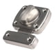 thumbnail image 1 of Pestillo de seguridad para puerta de aleación de zinc con perno giratorio y tornillo Talla L _ Plata, 1 of 8