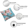 thumbnail image 6 of nygtbtfer Throw Pillow Covers, Couch Pillows Covers, Set of 2 Holiday Throw Pillow Covers, Spring Pink Flowers, Throw Pillow Covers for Couch, Pillow Covers White, 6 of 7