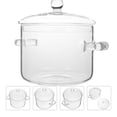 thumbnail image 3 of CATIEBYE Clear Glass Pot High Borosilicate Glass Multi Functional Friends Cooking at Home 1Pack, 3 of 6