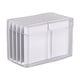 thumbnail image 1 of Caja de almacenamiento de pestañas acrílicas, contenedor para pestañas con 10 palés vacíos para transparente, 1 of 9