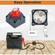 thumbnail image 2 of Interruptor de desconexión de batería de 12 V - 48 V, interruptor de desconexión de batería a prueba de agua, interruptor de desconexión de batería de 275 A para automóviles, barcos,, 2 of 5