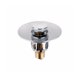 thumbnail image 3 of Tapón de drenaje para lavabo de baño, colador de lavabo de bañera emergente con canasta antiobstrucciones, recolector de cabello para 1.02-1.9 Oro Plata, Oro Plata, 3 of 5