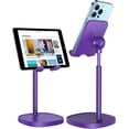 thumbnail image 1 of LISEN Soporte para teléfono celular, ángulo de altura ajustable para escritorio, accesorios de escritorio de oficina más alto, soporte para iPhone 15, se adapta a todos los teléfonos móviles, iPhone,, 1 of 4
