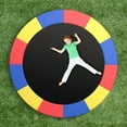 thumbnail image 4 of Gymax Universal 16FT Split Trampoline Spring Cover w/Hook & Loop Fastener Waterproof Multicolor, 4 of 10