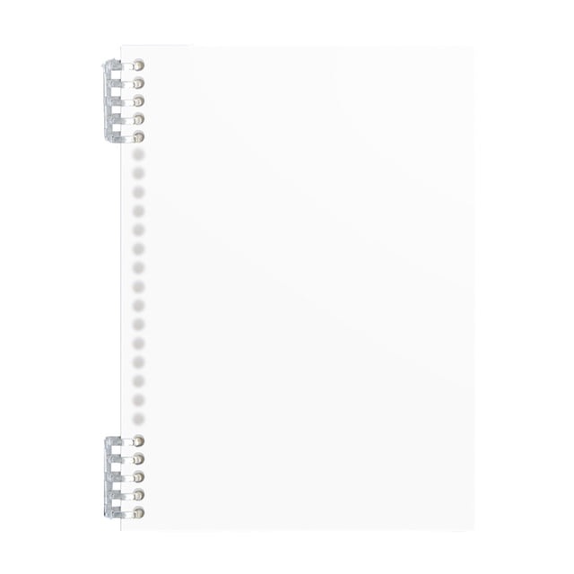 Coil Notebook 2 Pack A5 120 Pages Ruled Paper with Thick Plastic Hardcover in 5 Colors for Study Office School Travel