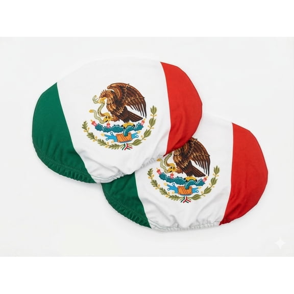 MEXICO Flag Car Mirror Cover – Patriotic Vehicle Accessory