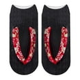 thumbnail image 1 of Multicolor Stockings 3D Pattern Manicure Print Socks Funny Hidden Running Socks Women Personalized, 1 of 3