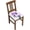 Spring Purple Flower, variant on 4 Packs Removable Chair Seat Covers for Dining Room, Spring Purple Flower Stretchable Wedding Party Chair Slipcovers Cushion Protector Summer Tulip Furniture Decor, 16.9x16.9 Inches