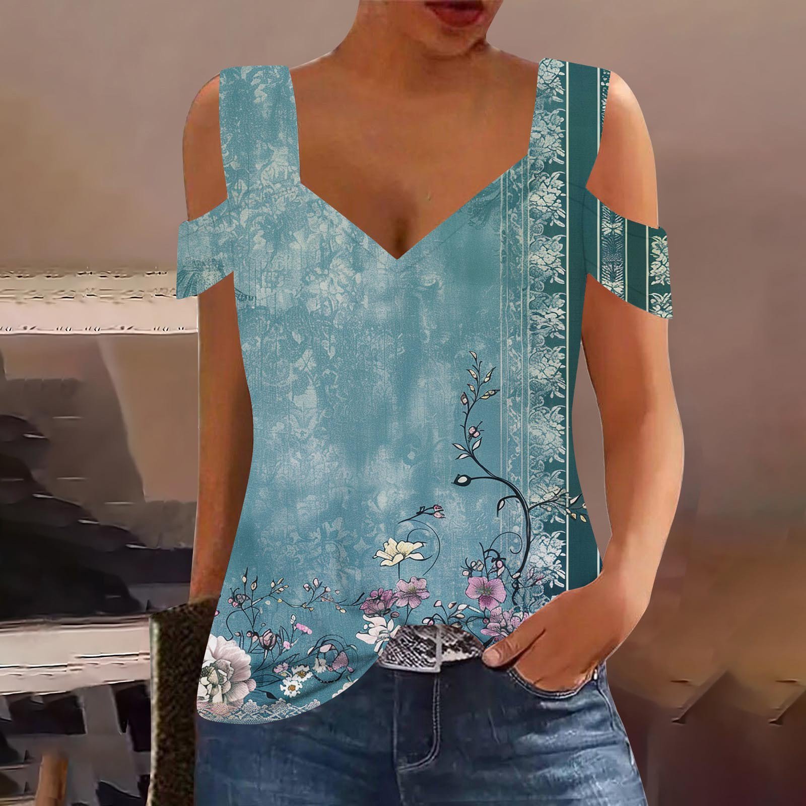 LiMoi Short Sleeves Tops for Women Trendy Womens Tops Trendy 2025 Womens T Shirts Graphic Vintage Tshirts Shirts New Arrivals