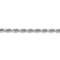 thumbnail image 3 of 14K White Gold 5.5mm Diamond Cut Rope Chain 22 IN, 3 of 5