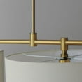 thumbnail image 3 of 10017OMNAB-Maxim Lighting-Bongo - 3 Light Linear Pendant-9.75 Inches Tall and 16 Inches Wide-Natural Aged Brass Finish, 3 of 5