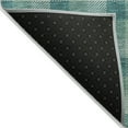thumbnail image 3 of Addison Rugs Chantille Indoor/Outdoor Transitional Plaid Seafoam Washable Rectangle Rug, 3' x 5', 3 of 6