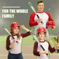 thumbnail image 2 of Set Bat De Aluminio, Pelota Y Guante P/beisbol Infantil Rojo, 2 of 8