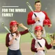 thumbnail image 2 of Set Bat De Aluminio, Pelota Y Guante P/beisbol Infantil Rojo, 2 of 8