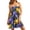 Dark Purple, variant on Summer Dresses for Women Strapless Casual Beach Cover Ups Floral Print Fashion Tube Top Dress Dark Blue XL