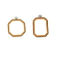 thumbnail image 5 of OUNONA  2 Pcs DIY Embroidery Ring Circle Stitch Frame Display Octagon, 5 of 8