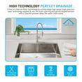 thumbnail image 3 of KBFmore 30 inch 18 Gauge  Single Bowl Under or Top Mount Stainless Steel Laundry Utility Sink with Sink Strainer for Indoor or Outdoor Kitchen, 3 of 11