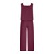 thumbnail image 5 of ICHUANYI Clearance Women's 2-piece Casual Suit Linen Shorts Sleeveless Vest Sleeveless Crewneck Top/Shirt Suit(Watermelon Red, XXL) ICHUANYI WER2023080912745, 5 of 6