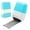 Pink, Blue, Brown, Yellow, variant on Tcwhniev Identity Theft Protection Stamp - Roller Stamp