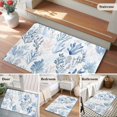 thumbnail image 6 of Blue Coral Area&nbsp;Rug 2x3ft Summer Watercolor Retro Seagrass Hand Painted Style Non-Slip&nbsp;Washable Square&nbsp;Rugs Soft Felt Indoor Floor Mat for Bedroom Kitchen Living Room Bathroom, 6 of 9