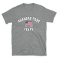 thumbnail image 1 of Aransas Pass Texas Patriot Men's Cotton T-Shirt, 1 of 1