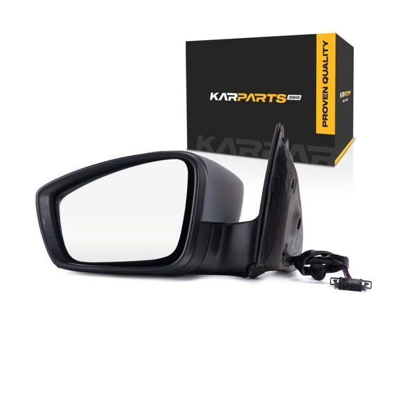 For Volkswagen Jetta 2011-2018 Door Mirror Driver Side | Sedan/Hybrid | Power | Heated | w/ Signal Light | Replacement For 5C7857507AD | VW1320146