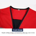 thumbnail image 4 of TOPTIE Reflective Working Vest with 4 Pockets Color Block Zipper Front High Visibility with Reflective Strips-Black-S, 4 of 6