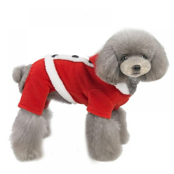Angmile Pet Christmas Costumes Dog Clothes Christmas Pet Dog Four-legged Pants for Small Dogs Fall Winter Coats Outfits Puppy Cat Hoodies