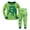 Z16-Green, variant on MuXiKeJiBoys Adorable Long Sleeve Pajama Set With Truck Print For Cozy Nighttime Comfort And Warm Sleeping Wear