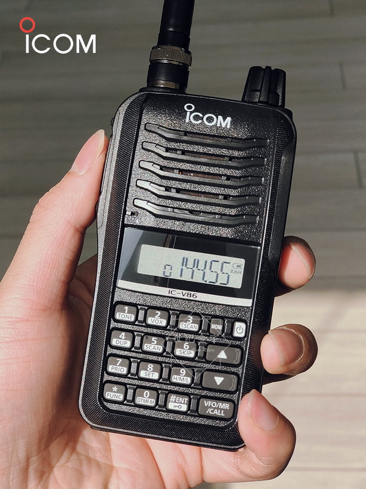 ICOM IC-V86 VHF 136-174MHz 7W Walkie Talkie Handheld Transceiver Portable Marine Radio