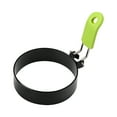 thumbnail image 1 of Egg Rings,Stainless Steel Griddle Frying Egg with Silicone Handle,Nonstick Egg Cooking Rings,Omelet Ring,Pancake Ring Round Cooking Rings Molds for Breakfast, 1 of 3