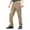 Khaki, variant on Mens Cargo Work Pants Durable Ripstop Tactical Pants with Pockets Outdoor Waterproof Hiking Construction Pants