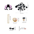 thumbnail image 4 of AuroraX Lady Bathrobe 23" Porch Goose Clothes Sets 17 inch Summer , 19 inch Porch Goose Outfits Holiday Concrete Porch Goose Accessories, 4 of 6
