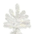 thumbnail image 2 of 5.5' Pre-Lit Crystal White Upside Down Artificial Christmas Tree - Warm White LED Lights, 2 of 2