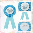 thumbnail image 3 of Uxcell Daddy to Be Tinplate Badge Pin, 1Pcs Gender Reveal Pins, Blue, 3 of 6
