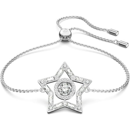 Swarovski 5617881 Women's Stella Rhodium Plated Star Bracelet