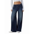 thumbnail image 3 of Women'S Wide Leg Jeans High Waisted Stretchy Straight Leg Jeans Trendy Loose Denim Pants M, 3 of 8