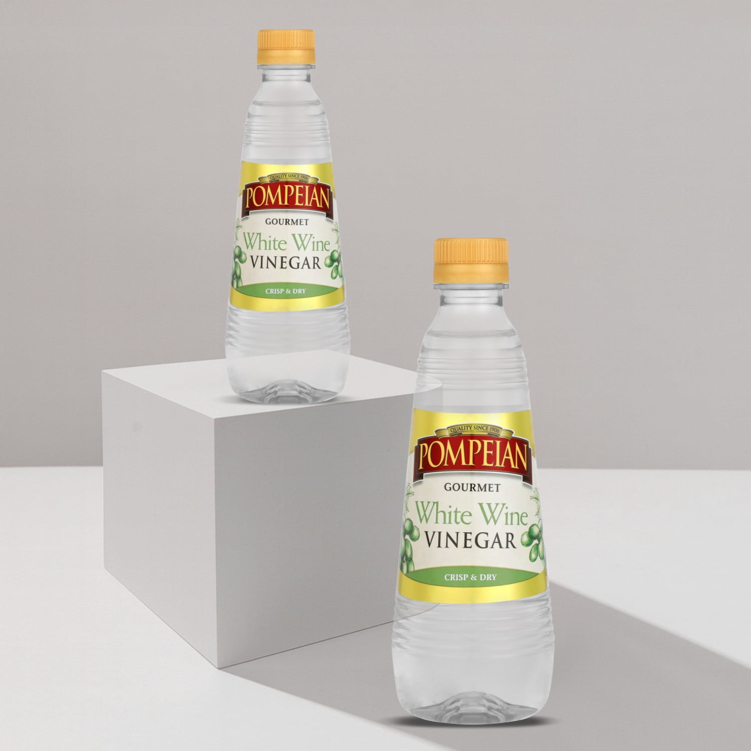 (6 pack) Pompeian White Wine Vinegar - 16 fl oz