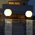 thumbnail image 3 of Lámpara de columna solar Lámpara de jardín exterior Lámpara de columna impermeable para valla Lámpara de puerta de villa Lámpara de balcón exterior con bola redonda, 3 of 5