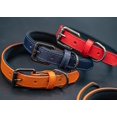 thumbnail image 2 of TrainPro Genuine Leather 1” X 19 ¾” /¾” X 15 ¾”Dog Collar with Soft Waterproof Padding for Small, Medium, Large Dogs and Pets., 2 of 5